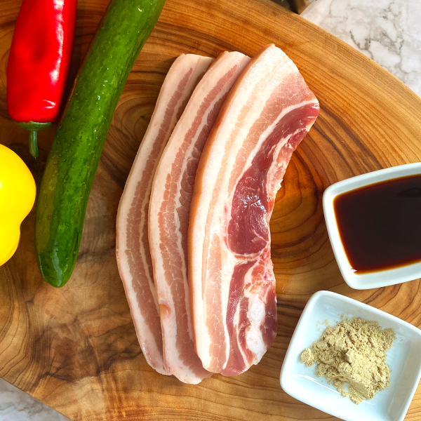 Frozen Pork Belly Strips - Image 1